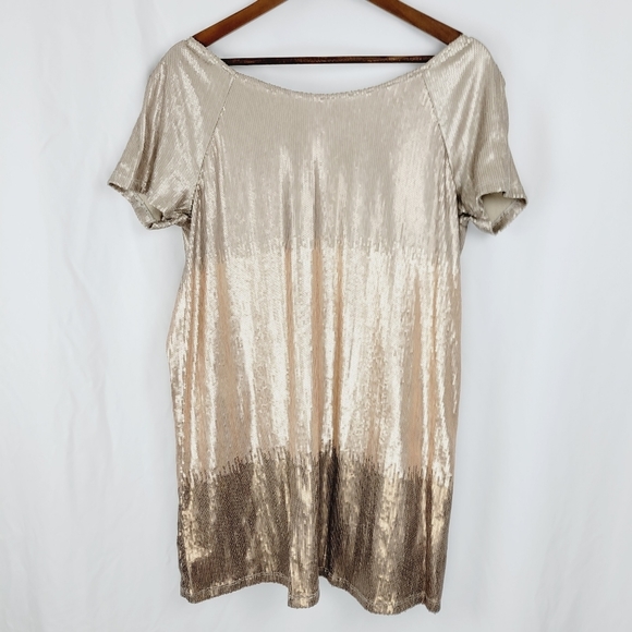 Free people open back sequin dress size small - Picture 2 of 7